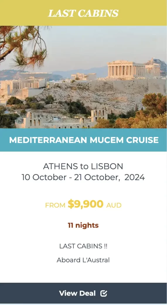 MEDITERRANEAN MUCEM Cruise deal image