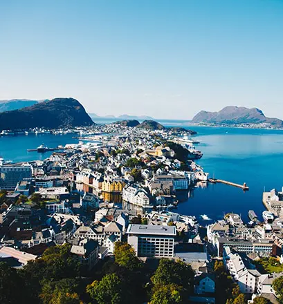 Alesund walk Ponant cruise