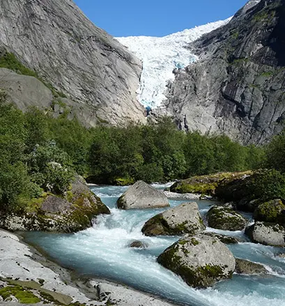 Briksdal Glacier Ponant cruise