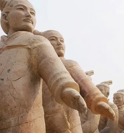 Terracotta warriors army Ponant cruise china