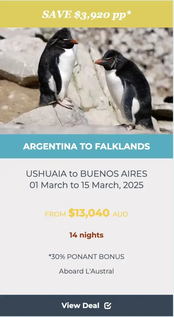 ARGENTINA to FALKLAND ISLANDS cruise deals