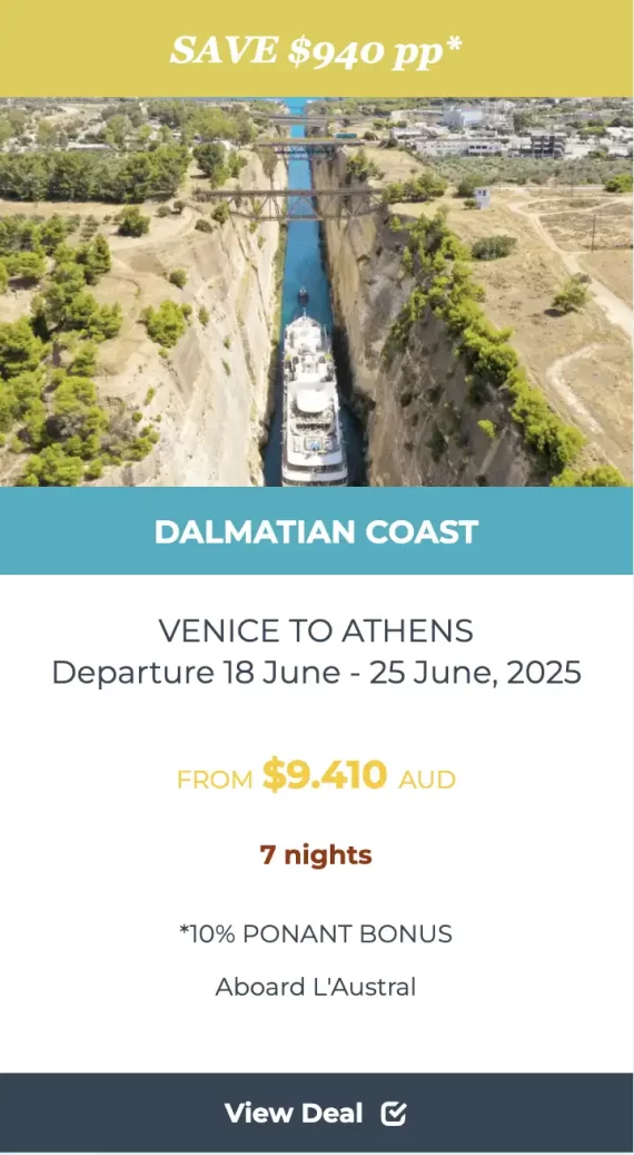 DALMATIAN COAST & IONIAN ISLANDS Ponant deals