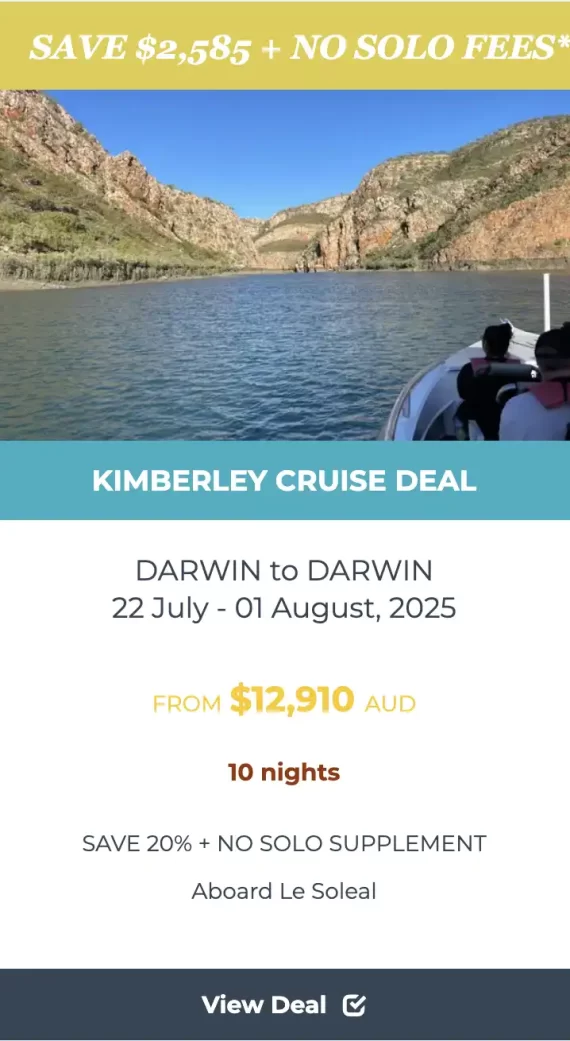 DARWIN TO DARWIN KIMBERLEY CRUISE DEAL image