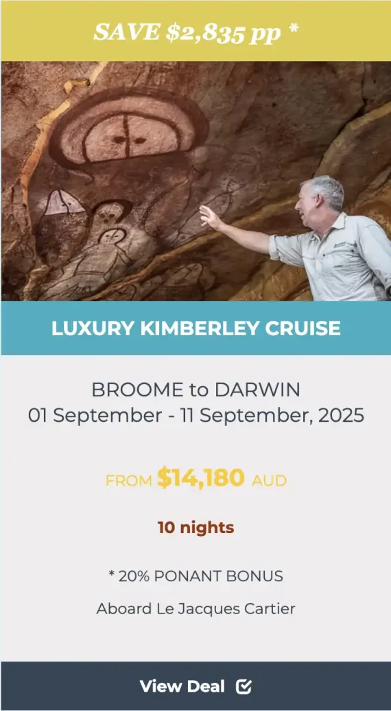 KIMBERLEY CRUISE SPECIAL SEPTEMBER 2025 deal