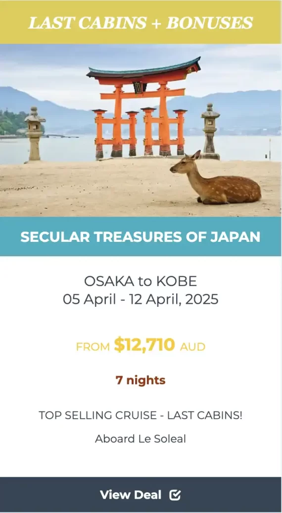 SECULAR TREASURES IN THE LAND OF THE RISHING SUN deal
