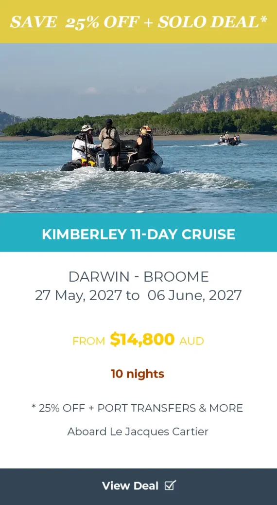 LE JACQUES CARTIER CRUISE 27 MAY 2027 Ponant 25% OFF DEAL