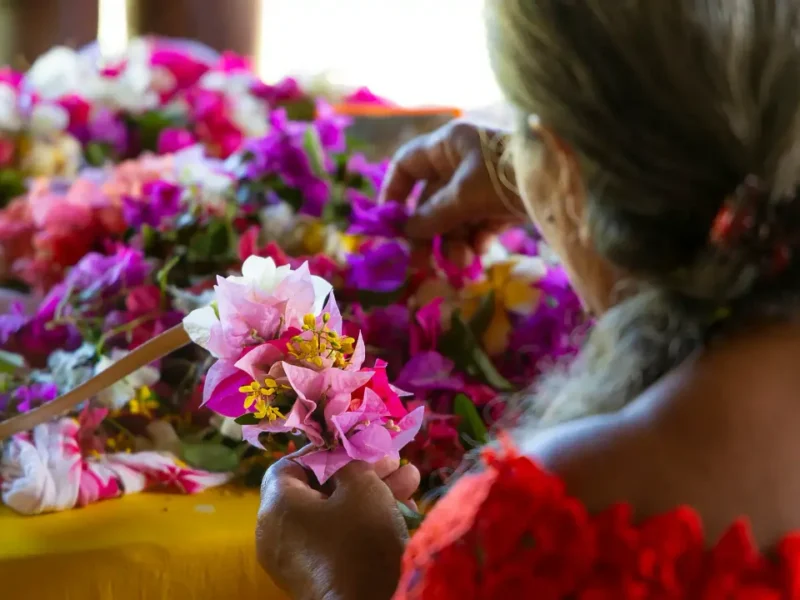 MARQUESAS TUAMOTUS & SOCIETY ISLANDS CRUISE DEALS 2027-2028-Flowers